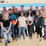 EVENING BOWL: Vertikal6 employees enjoy an evening on the  lanes at Lang’s Bowlarama Inc. in Cranston. COURTESY VERTIKAL6