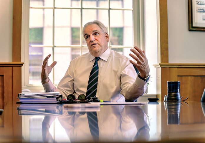 READY TO CAMPAIGN?: Term-limited ­Attorney ­General Peter  F. Neronha says he’ll decide this summer whether he’ll run for governor next year.  PBN FILE PHOTO/­MICHAEL SALERNO
