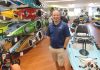LEVELING UP: Matt Bosgraaf, who began working at The Kayak Centre in North Kingstown nearly 25 years ago as a high school student providing basic waterside assistance and customer service tasks, was recently named a co-owner of the business, which features instruction, rentals and sales, alongside founder Jeff Shapiro. PBN PHOTO/ELIZABETH GRAHAM