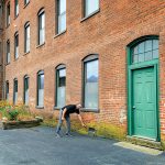 Warren plans ‘managed retreat’ from rising waters RISK ANALYSIS: Richard Grundy, CEO and president of AVTECH Software Inc., says the company keeps a close eye on flood risks. Above, he shows floodwater levels where AVTECH’s offices are located.
PBN FILE PHOTO/MICHAEL SALERNO