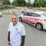 STAY THE COURSE: Marcelo Mejía used to teach student drivers by using his personal car. That was before he launched Mejía’s Driving School LLC. Now the company owns several vehicles and has five instructors who are bilingual.  PBN PHOTO/MICHAEL SALERNO