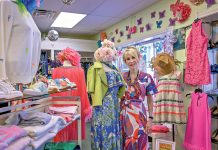 FLYING ­COLORS:  Elaine Felag opened Feminine Fancies in 1982 and gave herself five years to work. Forty-three years later, the women’s boutique is still going strong.  PBN PHOTO/­MICHAEL SALERNO