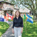 OTHER PLANS? Erin Fitzgerald, director of the Center for Global Education and Fellowships at Salve Regina University in Newport, says she has many international students and researchers considering their options outside the U.S.  PBN PHOTO/KATE WHITNEY LUCEY