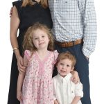 Allison Fleet the prop Allison Fleet poses with her husband, Zach; her daughter, Charlotte, 5; and son, Archie, 3.