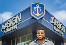  Darryl Lindie bought Warwick-based AA Sign & Awning in 2023. The company was named Rhode Island Veteran-Owned Small Business of the Year in 2025 by the U.S. Small Business Administration. / PBN PHOTO/MICHAEL SALERNO