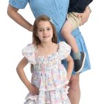 Danielle Mello the prop Danielle Mello poses with her children, Hadley, 5; and Casey, 3.