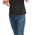 Ashley Shawyer the prop Ashley Shawyer holds a set of juggling balls,
representing many tasks she constantly keeps in the air, both
personally and professionally.