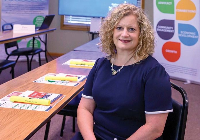 PROCEED WITH ­CAUTION: Pamela Thornton, director of strategic human resource services for the Employers Association of the NorthEast, says that companies relying on artificial intelligence to streamline hiring should still maintain a human connection during the process as much as possible. PBN PHOTO/­MICHAEL SALERNO