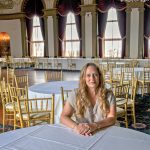 Liability policy may need to be part of the nuptials ADAMANT ADVICE: Charlene DeLuca, wedding planner and founder of Just a Girl Events LLC in Providence, recommends that bridal parties pay for event liability insurance coverage for their wedding, even if the venue doesn’t require it. She is pictured at the Graduate by Hilton in Providence.
PBN PHOTO/MICHAEL SALERNO