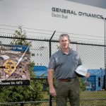 UNCONVENTIONAL ROUTE: Blake Laverdiere, General Dynamics Electric Boat’s program manager, opted to enter a state workforce pipeline program in lieu of college to work his way up the company ladder.  PBN PHOTO/JOSH EDENBAUM