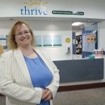 Tamra Ringeling PEOPLE PERSON: Thrive Behavioral Health Chief Operating Officer and interim President Tamra Ringeling says connecting with employees has been critical to her daily work at the organization.
PBN PHOTO/ELIZABETH GRAHAM