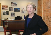 NEIGHBORHOOD BUILDER: R.I. Housing and Mortgage Finance Corp. CEO and Executive Director Carol Ventura is proud of helping revitalize neighborhoods on the South Side of  Providence.  PBN PHOTO/ELIZABETH GRAHAM