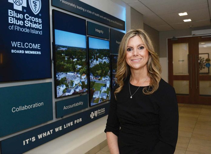 BEST MEDICINE: Blue Cross & Blue Shield of Rhode Island Commercial Pharmacy Director Bethany Spadaro has championed dignity, respect and patient-centered decision-making throughout her 28-year career.  PBN PHOTO/ELIZABETH GRAHAM