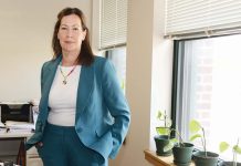 Jennifer Schanck-Bolwell HOME SWEET HOME: Among the projects Crossroads Rhode Island Chief Operating Officer Jennifer Schanck-Bolwell led are changing a former church into the Mike Terry apartments in Providence.
PBN PHOTO/ELIZABETH GRAHAM