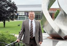 TECH-SAVVY: Providence College Senior Associate Vice President and Chief Information Officer Paul V. Fontaine’s work as an educator is multifaceted, involving more than teaching courses on cybersecurity and technology.  PBN PHOTO/JOSH EDENBAUM