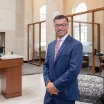 Ken Burnett EFFICIENT: Ken Burnett, Centreville Bank senior vice president and commercial team leader, pioneered the bank’s first renewable energy lending program, leading to more than $60 million in solar and wind project financing.
PBN PHOTO/TRACY JENKINS