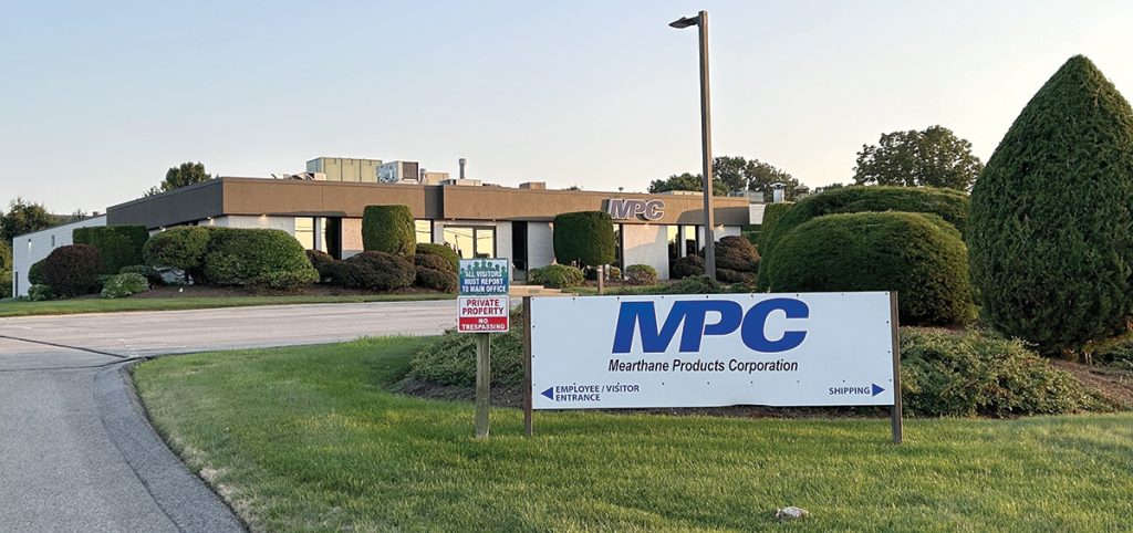 HOME BASE: Mearthane Products Corp. has been headquartered in Cranston since the 1970s but has expanded beyond Rhode Island in recent years. The company has acquired eight U.S. companies since 2017.  PBN PHOTO/WILLIAM HAMILTON