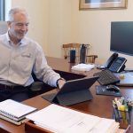 Gen Z banks differently; can credit unions keep up? STAYING RELEVANT: Greenwood Credit Union CEO and President Frederick Reinhardt says credit unions need to adapt to how younger people prefer to bank, as many don’t use ATMs, barely use cash and don’t want to swipe a card, preferring to pay with their phone or a tap.
PBN PHOTO/ELIZABETH GRAHAM