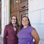 In R.I., menopause added to list of workplace protections FEELING PROTECTIVE: Sen. Lori Urso, left, and Rep. Karen Alzate, both Democrat lawmakers from Pawtucket, led the effort to amend Rhode Island’s Fair Employment Practice law to include menopause-related health issues to the list of medical conditions that employers have to accommodate.
PBN PHOTO/MICHAEL SALERNO