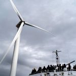 Big dreams for offshore wind now more distant than ever INDUSTRY HEADWINDS: Guests tour one of the turbines of America’s first offshore wind farm, off the coast of Block Island, during a wind power conference in 2022.
ASSOCIATED PRESS FILE PHOTO/DAVID GOLDMAN