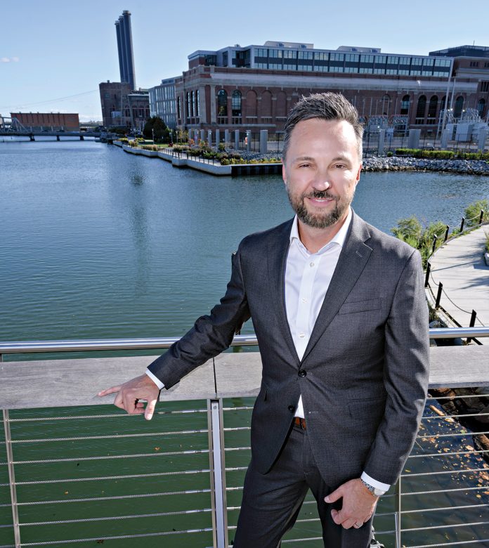  Greg Cornett has been president of Rhode Island Energy since March 2024. The company is the largest electric transmission, distribution and natural gas distribution provider in the state, serving more than 770,000 customers. He also serves on the board of directors for United Way of Rhode Island Inc. and the Greater Providence Chamber of Commerce. / PBN PHOTO/MICHAEL SALERNO