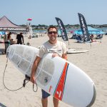 SURF’S UP: Owner and instructor Bobby Drought developed the business plan for what would become Rhody Surf, which teaches surf lessons and offers equipment rentals, as part of an MBA program capstone project before launching it as a fully realized business in 2011.  PBN PHOTO/DAVID HANSEN