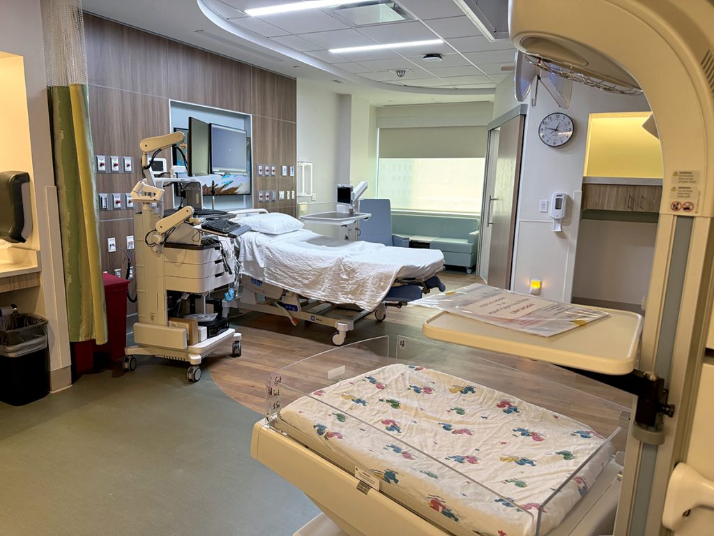 LUXURY UPGRADES: Women & Infants Hospital in Providence opened its new Brown University Labor and Delivery Center last spring with features such as larger rooms equipped with technology meant to improve the patients’ experience.
PBN FILE PHOTO/KATIE CASTELLANI