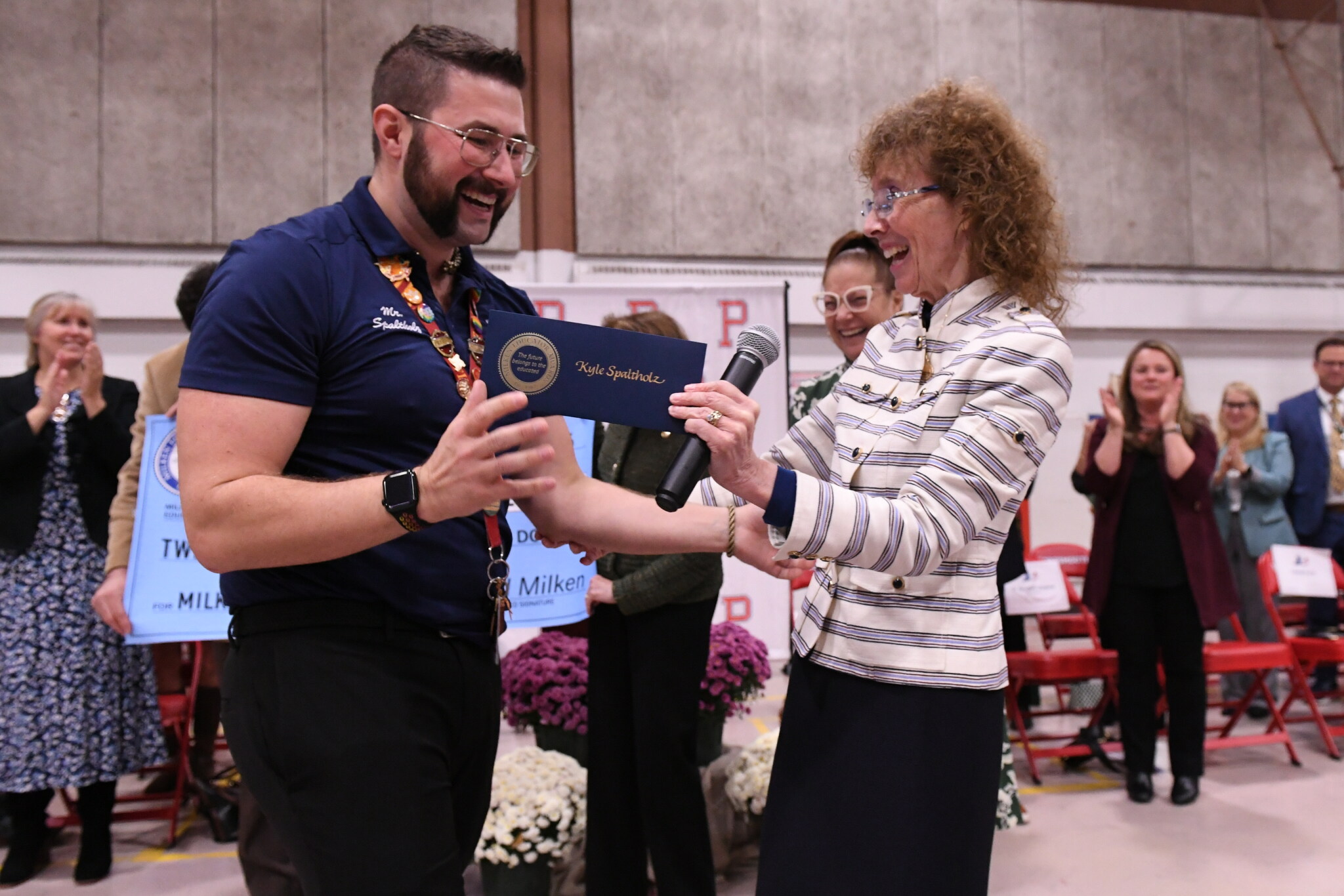 Portsmouth Middle School counselor wins Milken Educator Award