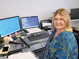 ORDER FROM CHAOS: After years working in different accounting roles, Keeping the Books NE LLC owner Marsha Thayer launched her own firm that helps businesses build efficient, accurate financial systems and reports. PBN PHOTO/­MICHAEL SALERNO