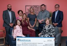 BankNewport awards $50K grant to Gloria Gemma Breast Cancer Resource Foundation