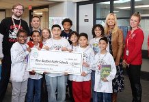 Bristol County Savings Bank donates $25K to benefit Gomes Elementary library