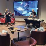 Providence proves to be suited for pop-ups DISHING IT OUT: Brian O’Donnell, standing right, partner and chef at Giusto PVD at Track 15 in Providence, leads a pop-up cooking class at Track 15 earlier this year. Jan Dane, standing left, owner of Stock Culinary Goods, acts as moderator. Another series of pop-up cooking classes at Track 15 has been scheduled for February and March. The series, called Station Tastings, is a partnership of Track 15, Stock Culinary Goods and PopUp Rhody, a service for listing, sharing and discovering pop-up events and temporary retail spaces for independent businesses. /
COURTESY POPUP RHODY