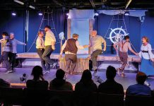 Academy Players work to make the theater a space for all SWING YOUR PARTNER: The Academy Players of Rhode Island perform “The Old Man and the Old Moon” at the theater in Providence.
PBN PHOTO/MICHAEL SALERNO