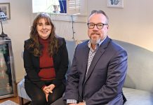 BIGGER BALANCES: Michelle and Frederick “Rick” Harkins, of Harkins Wealth Management LLC, have heard concerns from clients about their use of credit cards to make ends meet.  PBN PHOTO/MICHAEL SALERNO