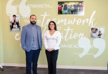 Building equity into every layer of care TRUSTED PARTNERS: Ruben Tejada, left, manager of the Office of Diversity, Equity and Inclusion, and Gisselle Valencia, director of human resources, at Neighborhood Health Plan of Rhode Island in Smithfield. Tejada says the company’s customer focus is rooted in cultural competency, language access and community engagement.
PBN PHOTO/TRACY JENKINS