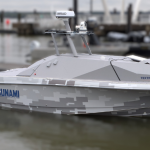 TEXTRON SYSTEMS Corp. has sold a 21-foot unmanned TSUNAMI surface vessel to the Naval Information Warfare Center Pacific, Textron Inc. announced Wednesday. / COURTESY TEXTRON INC.