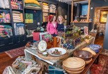 Holiday sales are up, but retailers aren’t exactly feeling confident GOODS NATURED: Sisters Karen Deutsch, left, and Ellen Deutsch in their Providence home goods shop called Stewart House in 2023. They say they compete with large retailers during the holiday season by offering personalized services. / PBN FILE PHOTO/MICHAEL SALERNO