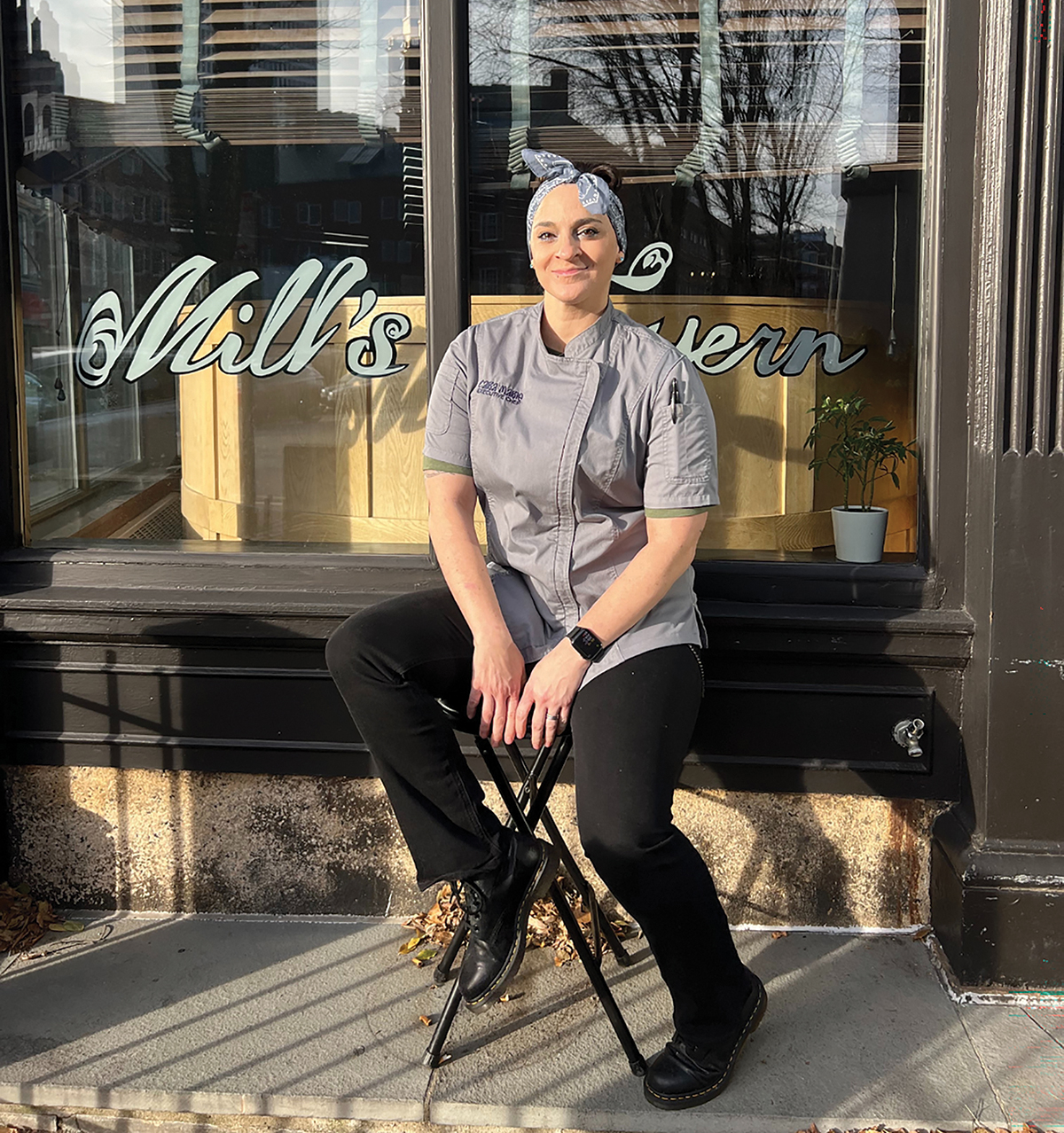 SIDE QUEST: Cara Marie Mourning competed on “Hell’s Kitchen: Battle of the States,” representing Rhode Island, before becoming the new executive chef at Mill’s Tavern in Providence.
COURTESY MILL’S TAVERN