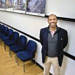 Peter Chapman joined Providence-based nonprofit One Neighborhood Builders as CEO and president in February 2025. He previously served as CEO of the UVI Research & Technology Park Corp. in the U.S. Virgin Islands. / PBN PHOTO/MICHAEL SALERNO