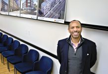 Peter Chapman joined Providence-based nonprofit One Neighborhood Builders as CEO and president in February 2025. He previously served as CEO of the UVI Research & Technology Park Corp. in the U.S. Virgin Islands. / PBN PHOTO/MICHAEL SALERNO
