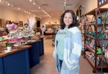 SERENDIPITOUS SPARK: Yolanda “Yolie” Rome left her role as an academic adviser at Brown University nearly two years ago and launched the Magnolia Soap & Bath Co. East Greenwich store after visiting a Magnolia store in Montana during a trip to see her son and being inspired to start her own store.  PBN PHOTO/ELIZABETH GRAHAM