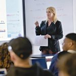 Colleges embrace creator economy curriculum AN EVOLUTION: Kristen Regine, a Rhode Island College marketing professor, says colleges are adding more data courses with a focus on analytics as social media continues to gain in importance in marketing.
PBN PHOTO/MICHAEL SALERNO