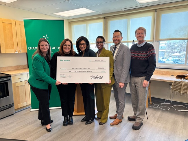 Rhode Island Free Clinic earns $50K Citizens Champions in Action grant