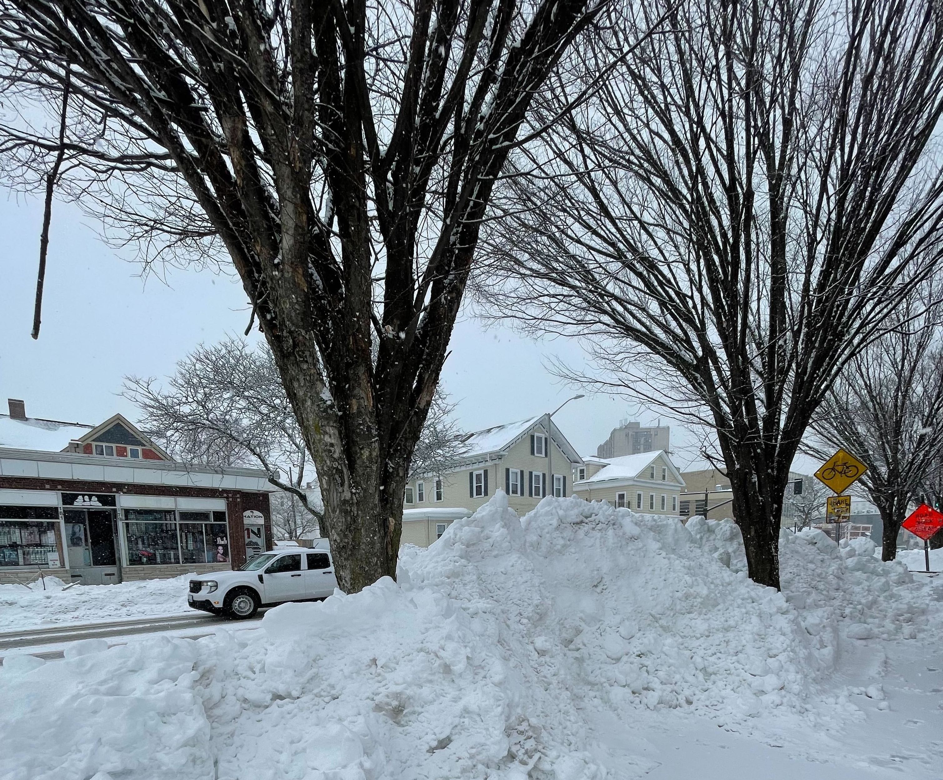 Businesses work to get back to normal after historic...