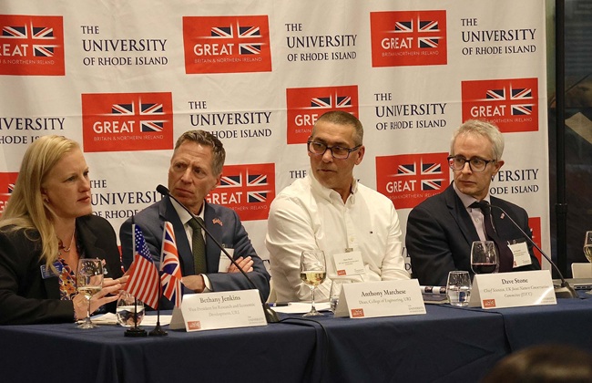 R.I., U.K. highlight expanding blue economy partnership at URI