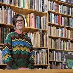 EXTENDED SHELF LIFE: Kristin Sollenberger, owner of Paper Nautilus in Providence, opened the used bookstore 30 years ago after purchasing the remaining inventory following the closure of Cellar Stories Bookstore on the city’s East Side. PBN PHOTO/MICHAEL SALERNO