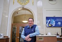 TWO-PRONGED APPROACH: Greg ­Germanowski, vice president and information security officer at Centreville Bank, said when it comes to cybersecurity, the bank relies on external partners for back-end systems and digital platforms, while maintaining internal oversight. PBN PHOTO/­MICHAEL SALERNO