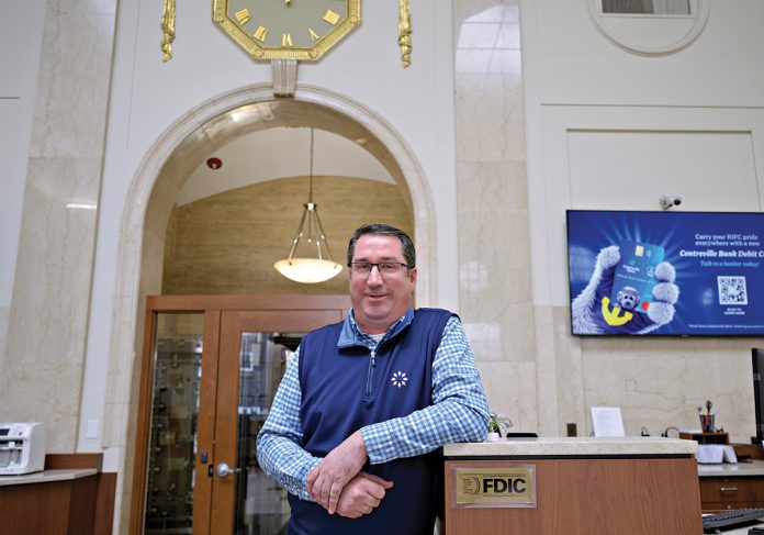 TWO-PRONGED APPROACH: Greg ­Germanowski, vice president and information security officer at Centreville Bank, said when it comes to cybersecurity, the bank relies on external partners for back-end systems and digital platforms, while maintaining internal oversight. PBN PHOTO/­MICHAEL SALERNO