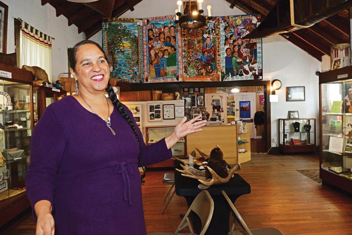 NEW HOME: Loren M. Spears is executive director of the Tomaquag Museum in Exeter, which has spent years fundraising and clearing regulatory hurdles to establish a larger, more accessible home for the museum at the University of Rhode Island campus in South Kingstown.  PBN PHOTO/­ELIZABETH GRAHAM