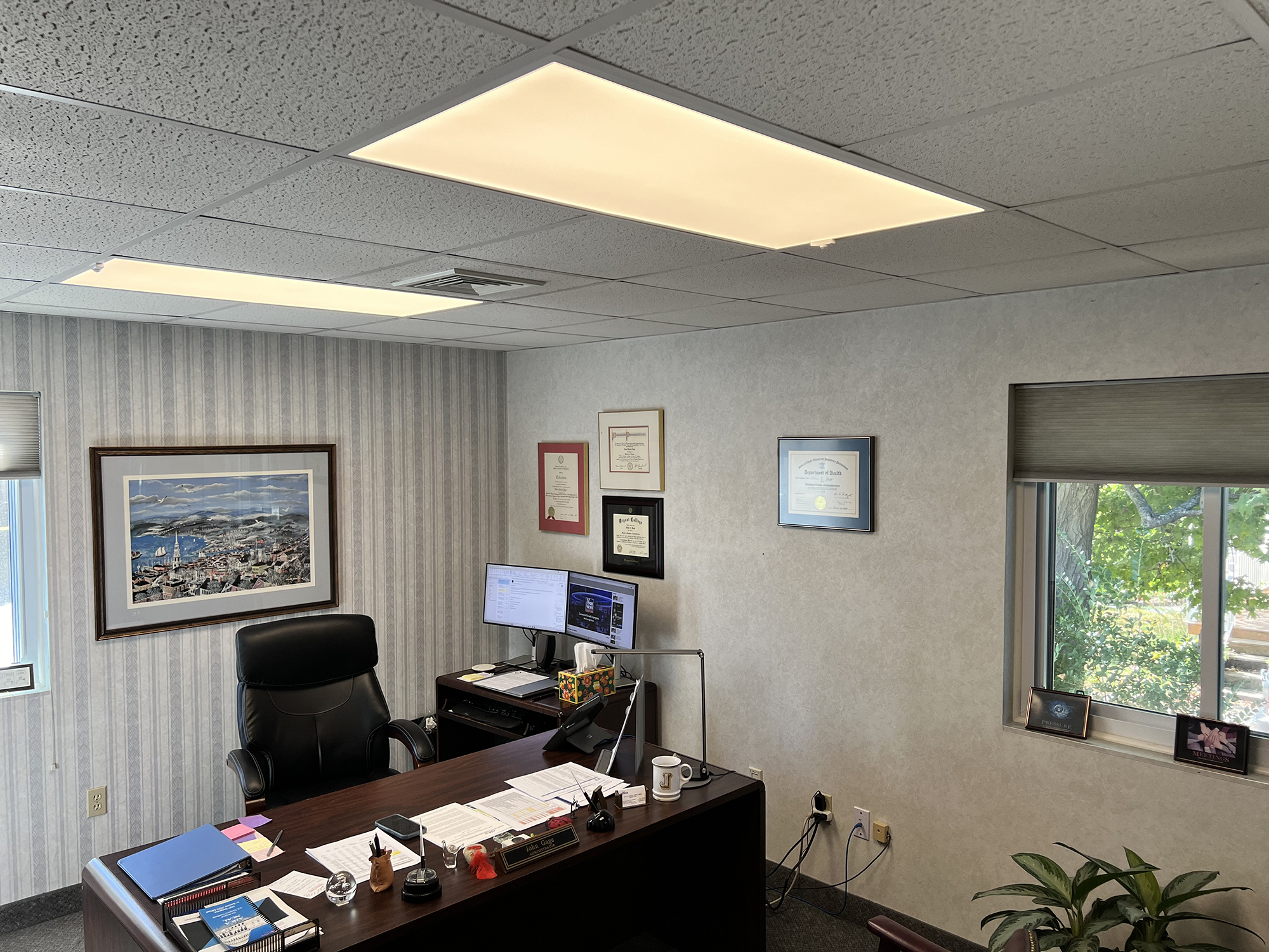 Small Office, Big Impact: Rhode Island Health Care Association Upgrades to Energy-Efficient Lighting